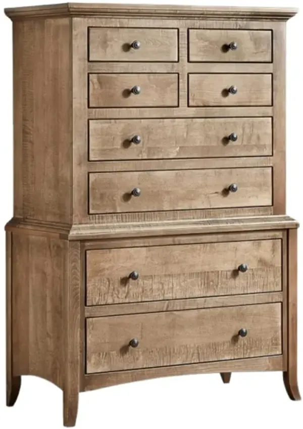 Archbold Furniture Amish Essentials Provence Sandstone 8-Drawer Chest