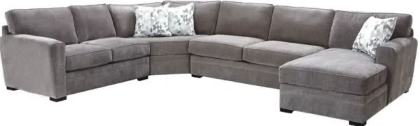 Jonathan Louis Napa Steel 4-Piece Sectional