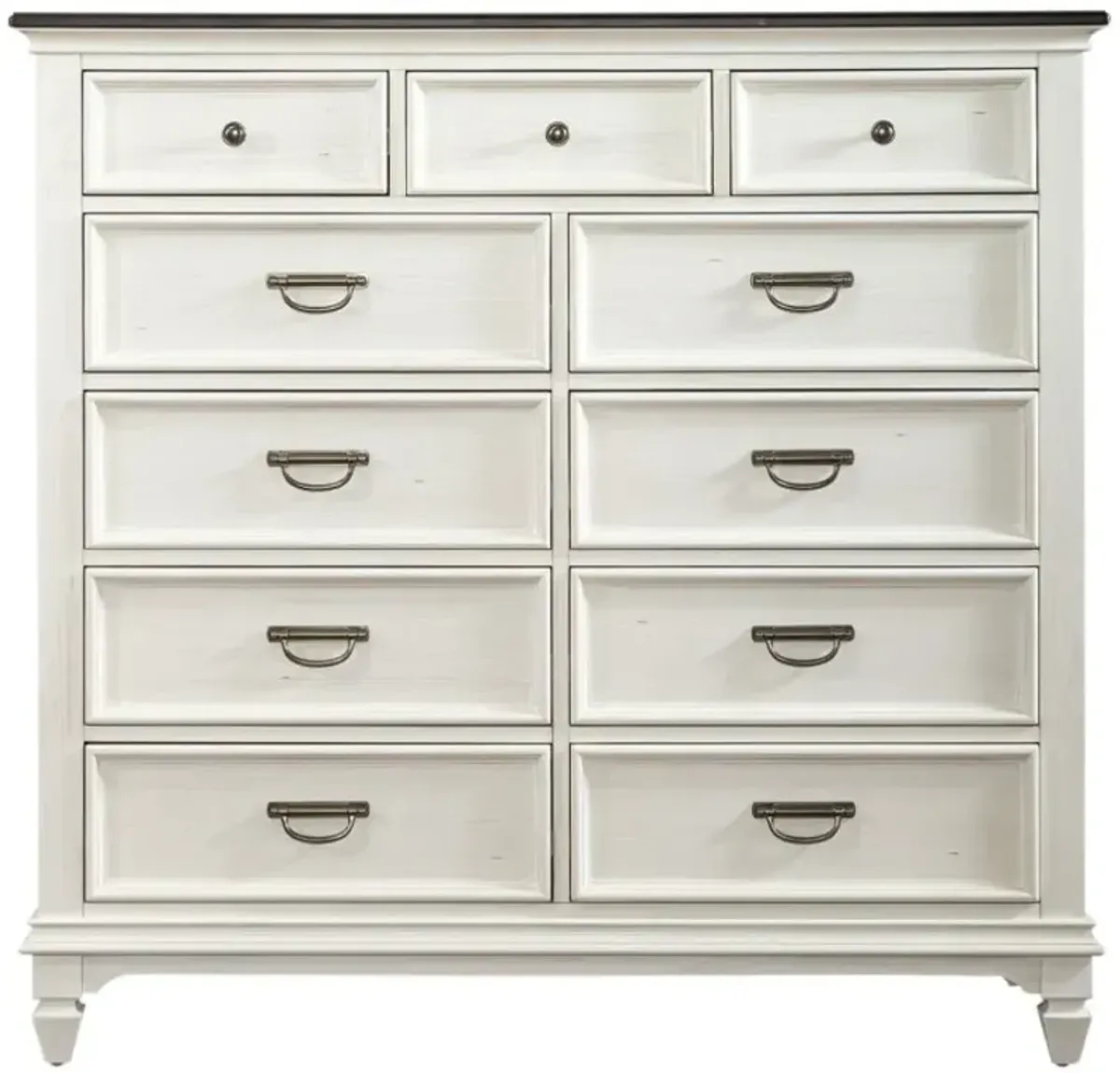 Liberty Furniture Allyson Park Charcoal/Wirebrushed White Chesser