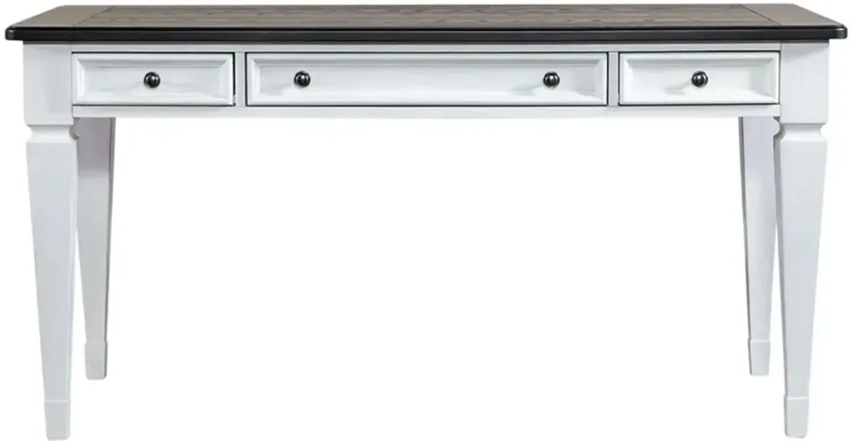 Liberty Furniture Allyson Park Charcoal/Wirebrushed White Writing Desk