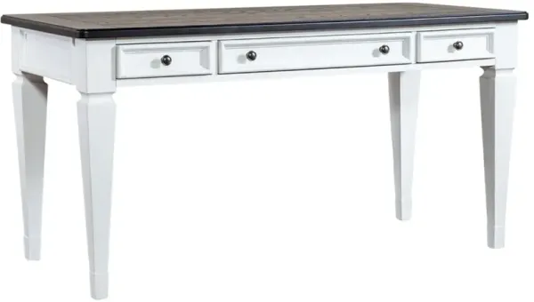 Liberty Furniture Allyson Park Charcoal/Wirebrushed White Writing Desk