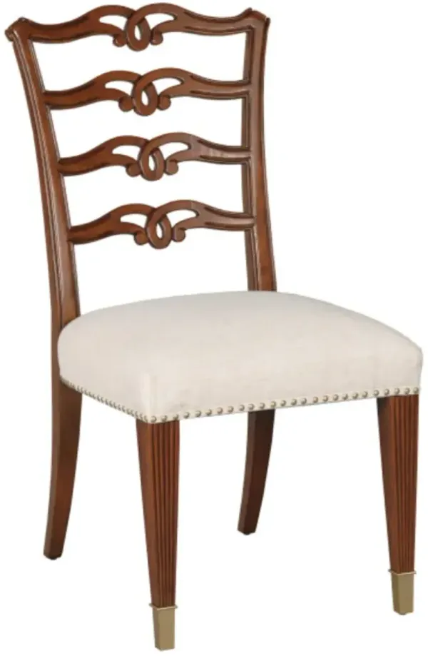 American Drew® Addison Bartley Beige/Brown Side Chair
