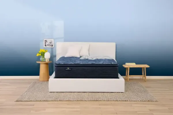 Serta® Perfect Sleeper® Cobalt Calm 14.5" Wrapped Coil Medium Pillow Top Queen Mattress