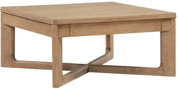 Liberty Furniture Ballentine Weathered Bronze Square Cocktail Table