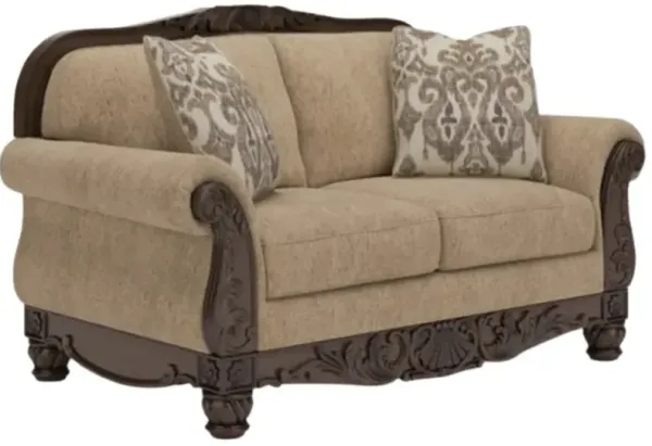 Signature Design by Ashley® Stanmore Golden Loveseat