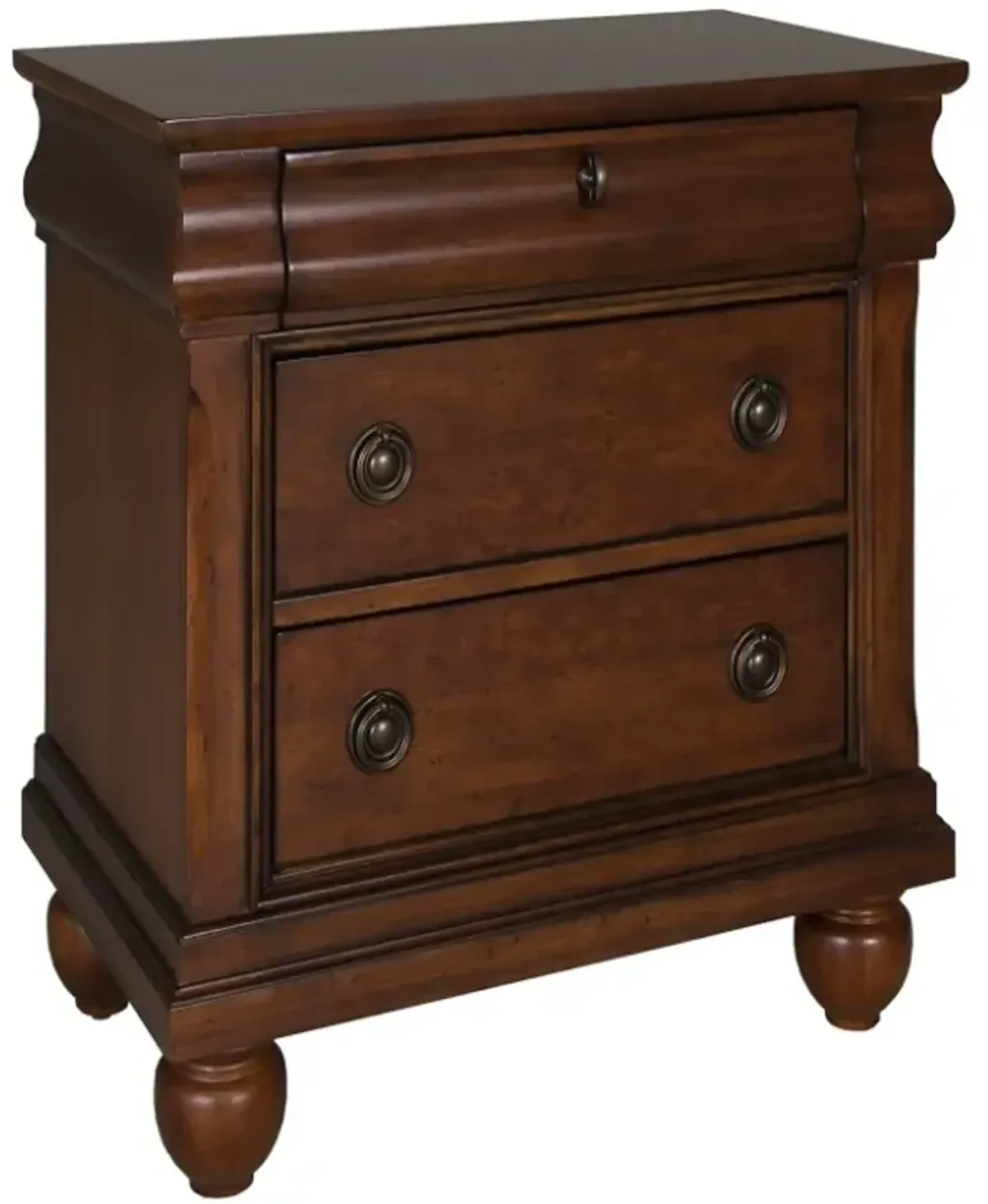 Liberty Furniture Rustic Traditions Rustic Cherry Nightstand