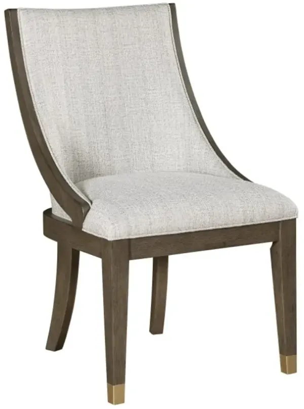 Homelegance® Griffin Beige/Brown Dining Arm Chair