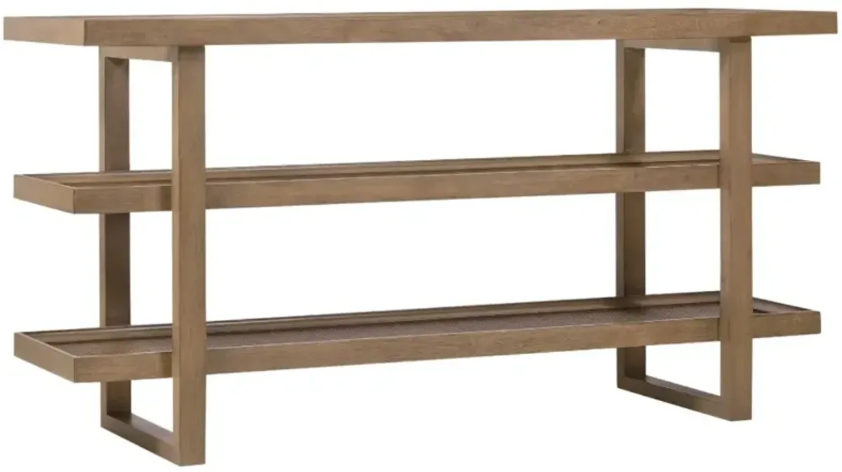 Hooker® Furniture Sonnet Glass Top Console Table with Wren Base