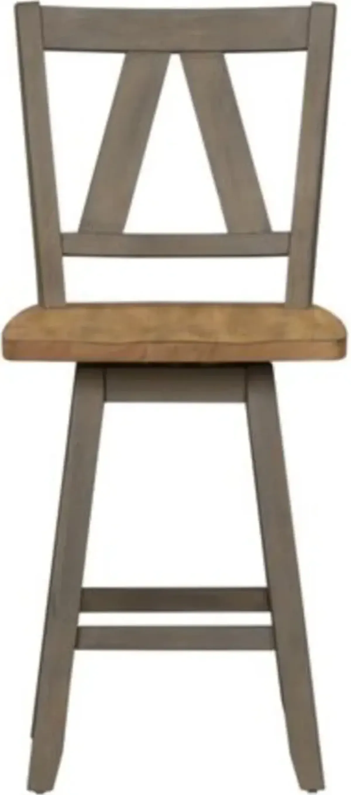 Liberty Furniture Lindsey Farm Gray/Sandstone Counter Swivel Stool