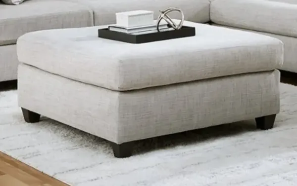 Peak Living Pacino Nickel Ottoman