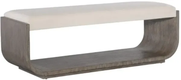 Hooker® Furniture Modern Mood Inverness Natural/Mink Bed Bench
