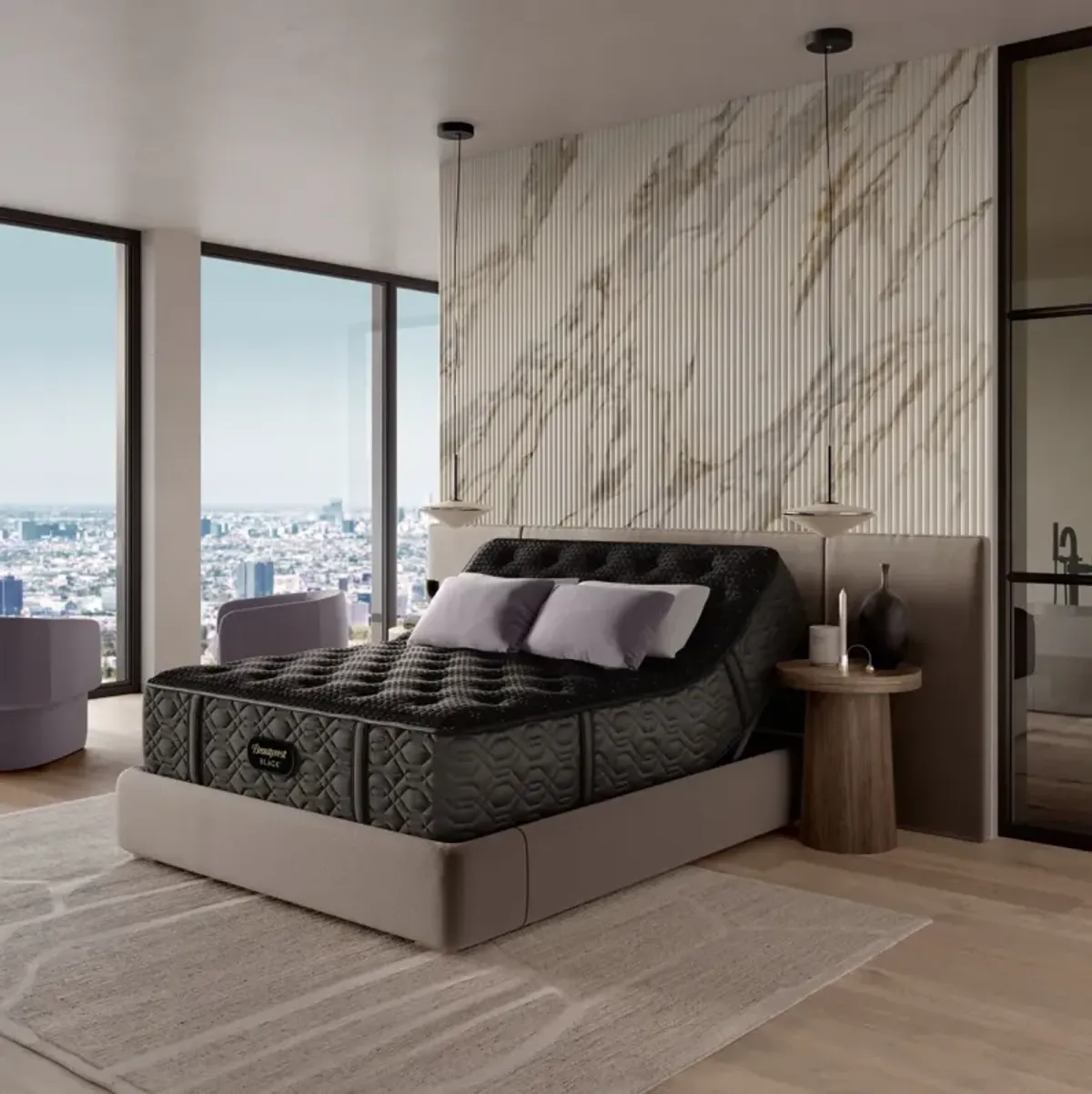 Beautyrest Black® Series 3 Pocketed Coil® 15.25" Medium Tight Top Queen Mattress