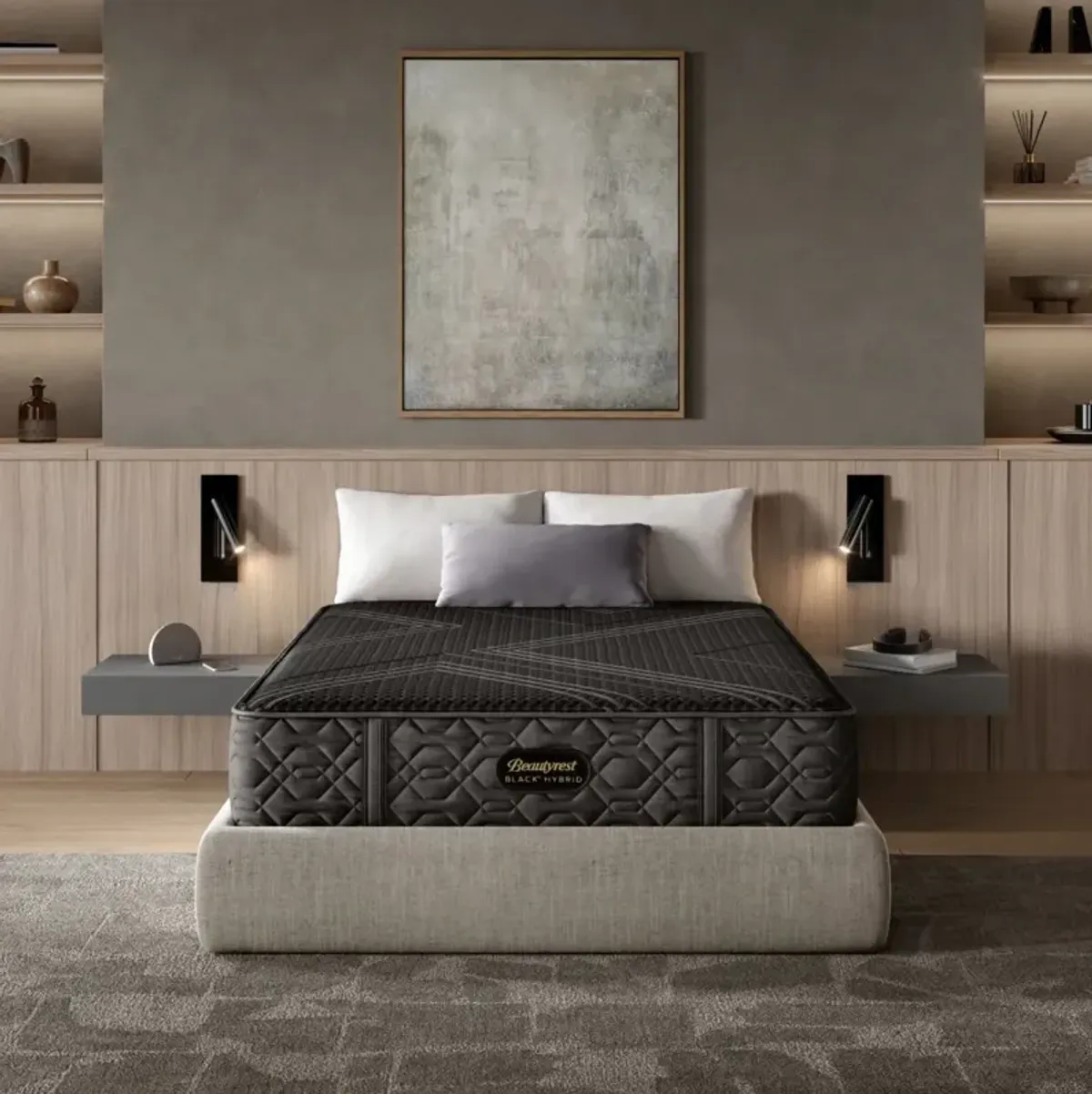 Beautyrest Black® Series 1 Hybrid 13" Medium Smooth Top Queen Mattress
