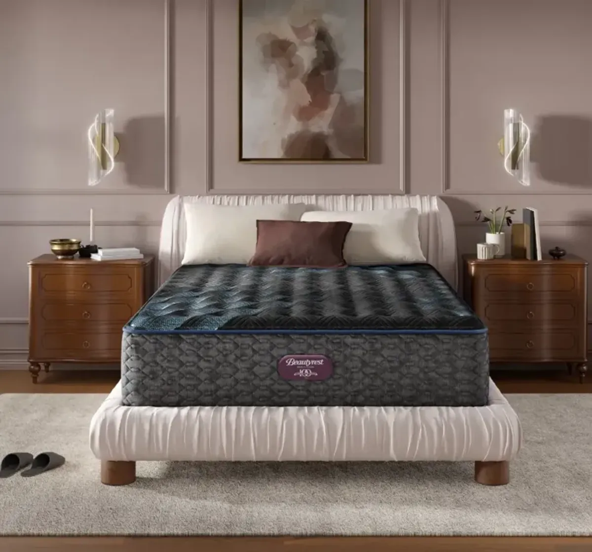 Beautyrest® World Class™ Level Four 15" Pocketed Coil Medium Tight Top King Mattress