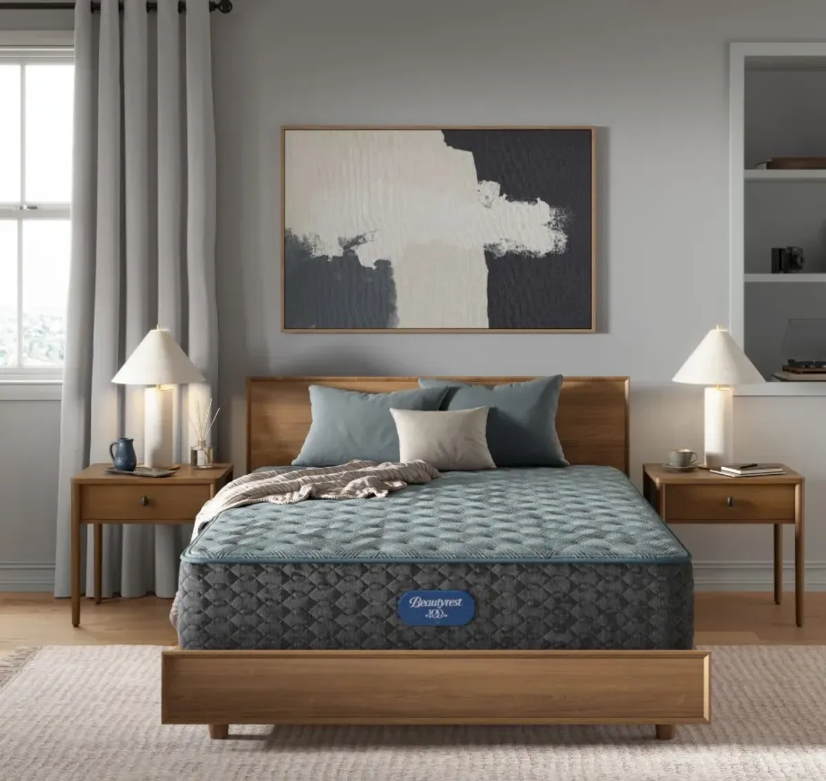 Beautyrest® Level One 13" Pocketed Coil Firm Tight Top Full Mattress