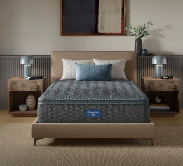 Beautyrest® Level Two 14.75" Pocketed Coil Medium Firm Pillow Top King Mattress