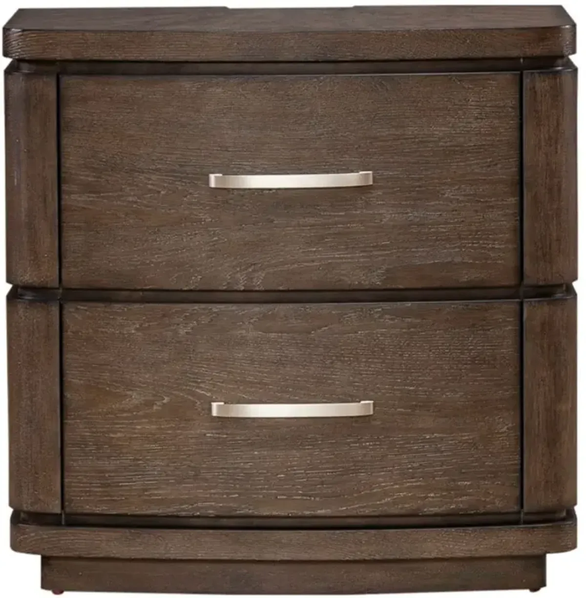 Liberty Furniture Cascade Falls Satin Espresso Nightstand with Charging Station