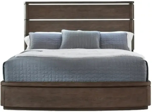 Liberty Furniture Cascade Falls Satin Espresso King Panel Bed