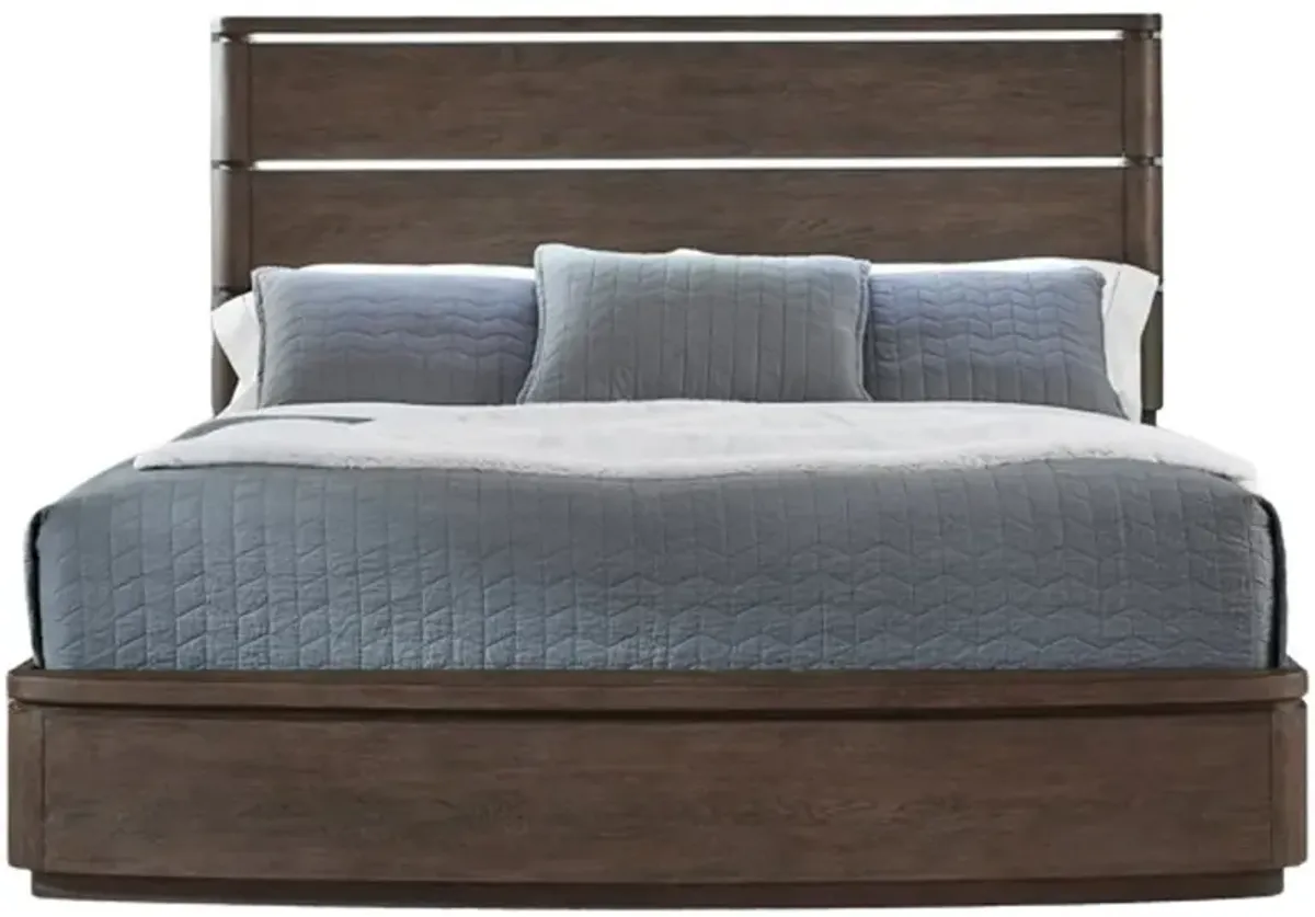 Liberty Furniture Cascade Falls Satin Espresso Queen Panel Bed