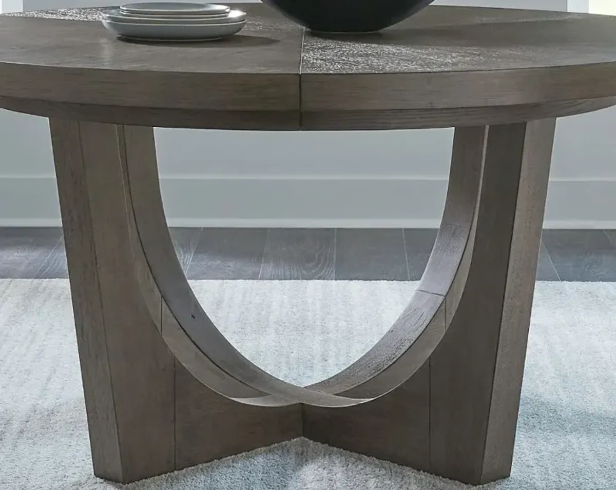 Liberty Furniture Industries Cascade Falls 5-Piece Gray Mist/Satin Espresso Dining Set
