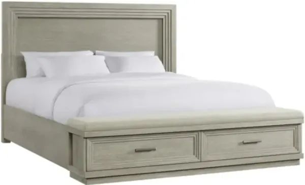 Riverside Furniture Cascade Dovetail Queen Storage Panel Bed