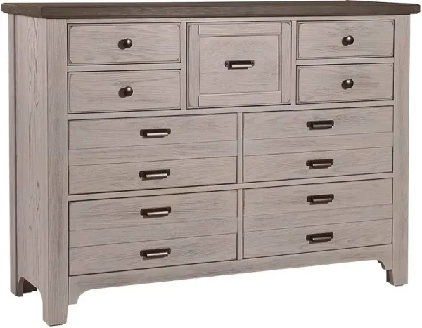 LM Co Home by Vaughan-Bassett Bungalow Home by Ben & Erin Napier Dover Gray/Folkstone 9-Drawer Master Dresser