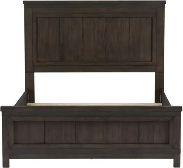 Liberty Furniture Thornwood Hills Rock Beaten Brown Full Youth Panel Bed