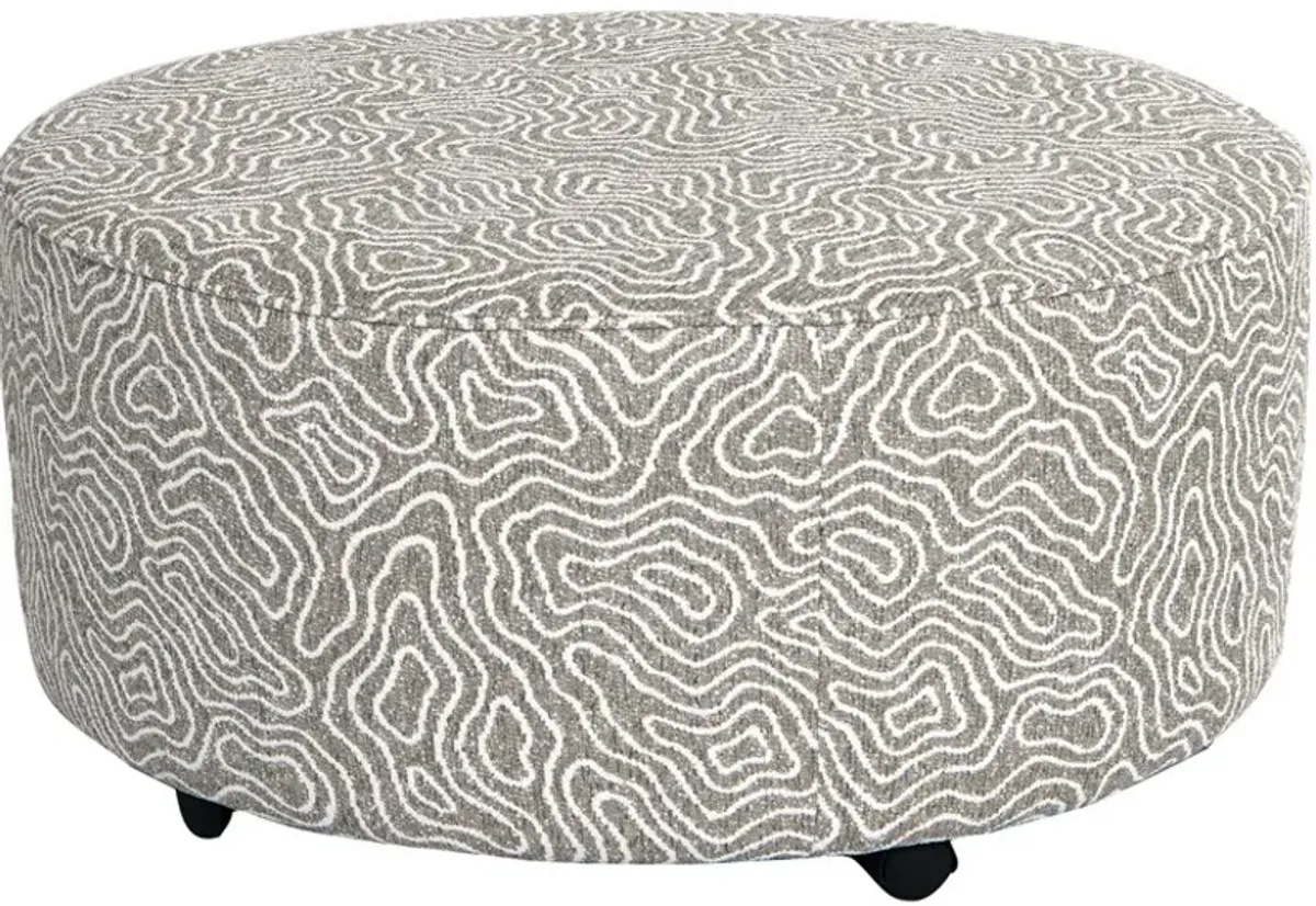 Palliser® Furniture Mingle Charisma Mink Medium Round Ottoman