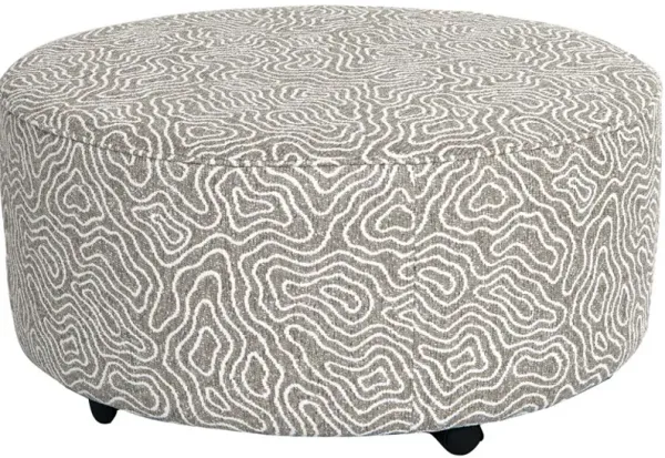 Palliser® Furniture Mingle Charisma Mink Medium Round Ottoman