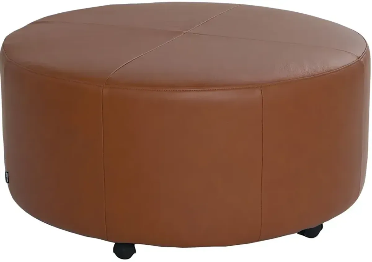 Palliser® Furniture Mingle Vault Midnight Round Ottoman