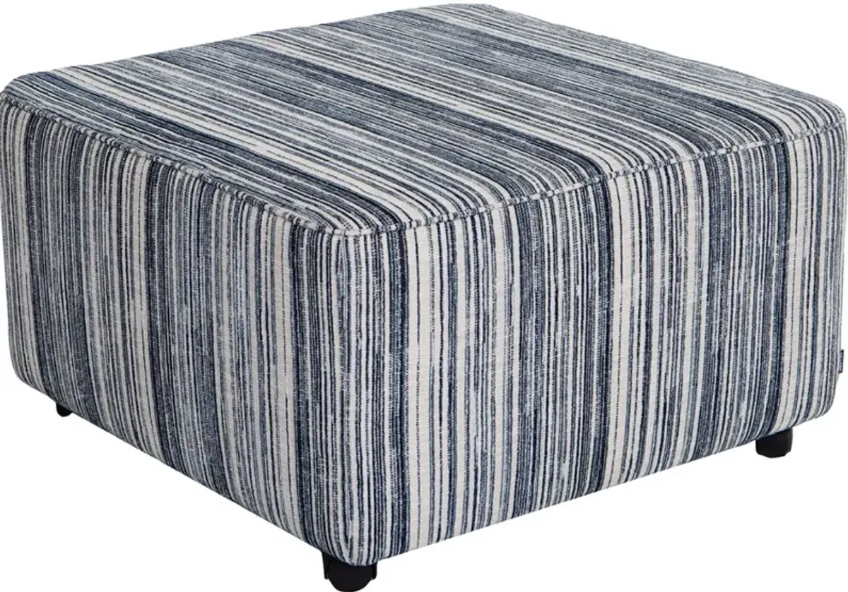 Palliser® Furniture Mingle Vault Midnight Square Medium Ottoman