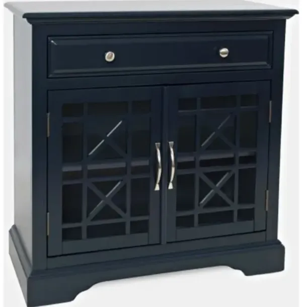 Jofran Inc. Craftsman Craftsman Navy Blue Accent Chest