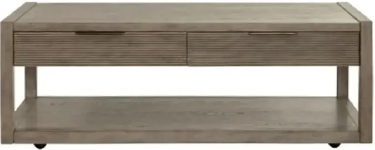 Liberty Furniture Bartlett Field Dusty Taupe Cocktail Table