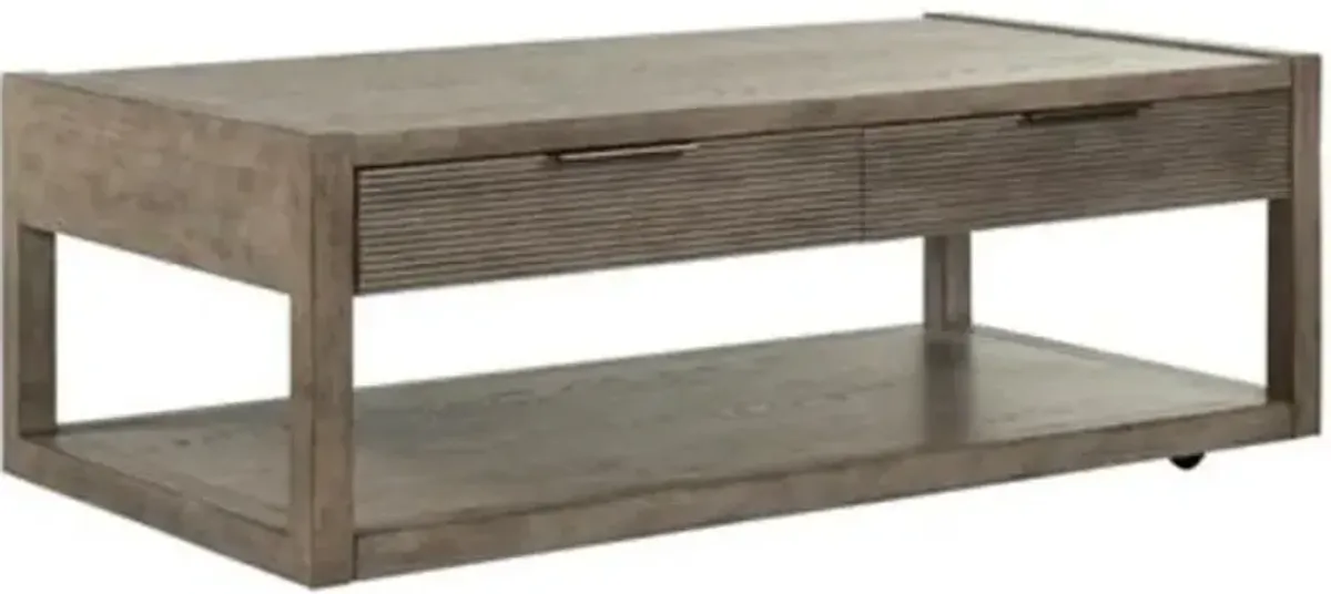 Liberty Furniture Bartlett Field Dusty Taupe Cocktail Table