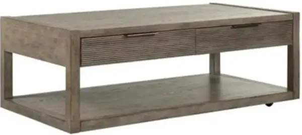 Liberty Furniture Bartlett Field Dusty Taupe Cocktail Table