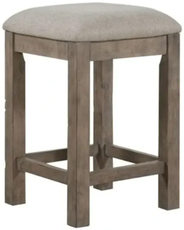 Liberty Furniture Bartlett Field Dusty Taupe Upholstered Console Stool