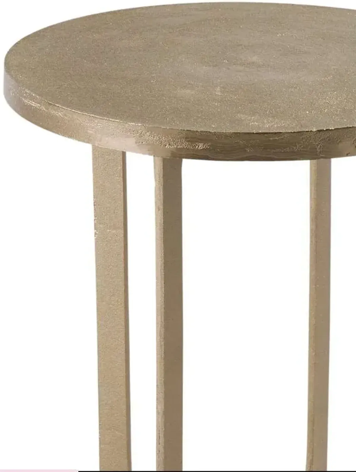 Bassett Mirror Ava Champagne Gold Accent Table