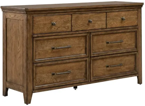 Liberty Furniture Carolina Park Amber Brown Dresser