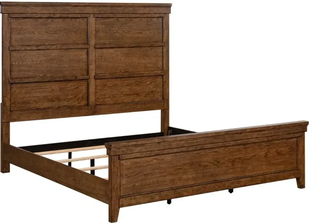 Liberty Furniture Carolina Park 3-Piece Amber Brown Queen Bedroom Set
