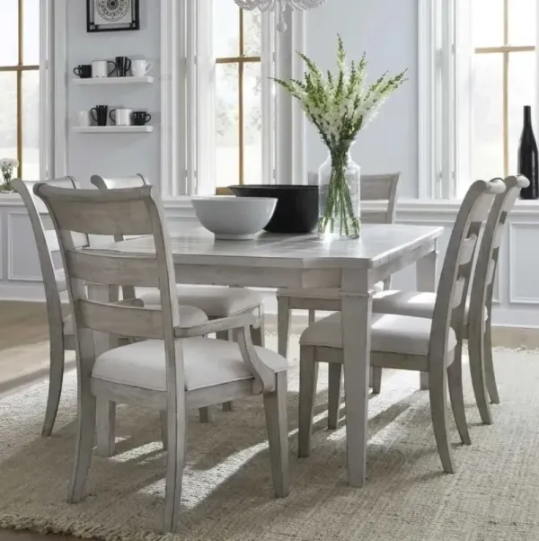 Legacy Classic Belhaven 5-Piece Weathered Plank Dining Set