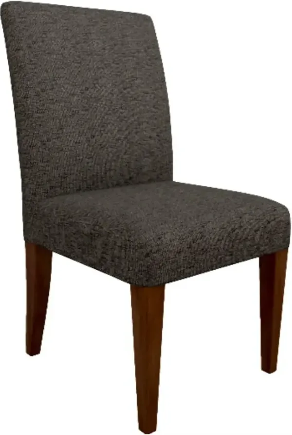 Best® Home Furnishings Myer Charcoal/Dark Walnut Upholstered Dining Side Chair
