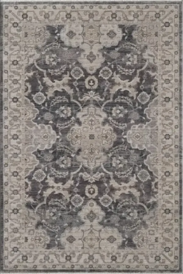KAS Rugs Adele Gray/Ivory Sofia 8'x10' Area Rug