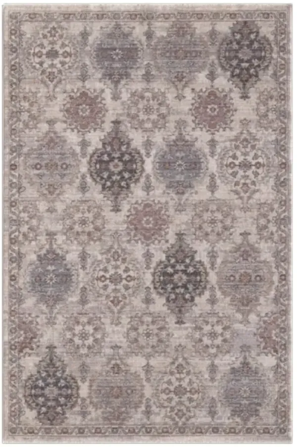 KAS Rugs Adele Ivory Mosaic 5'x8' Area Rug