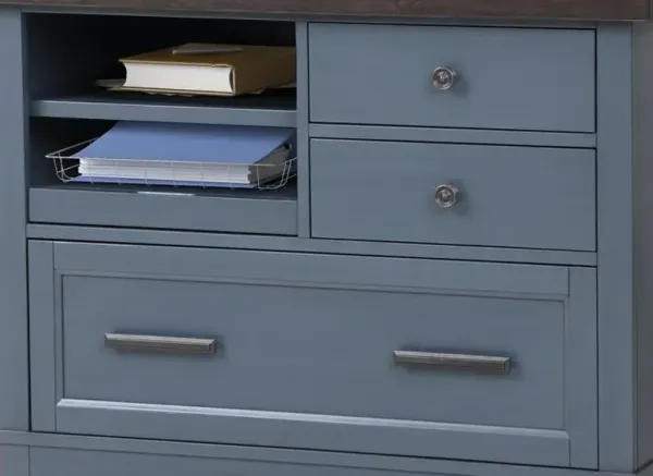 Parker House® Americana Modern Denim Functional File with Power Center