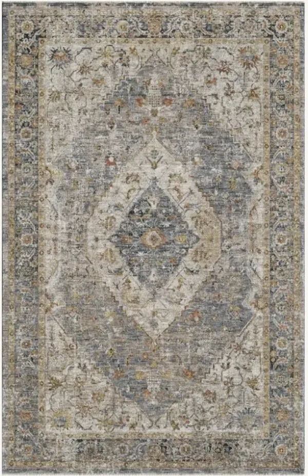 KAS Rugs Avani Ivory Medallion 5'x8' Area Rug