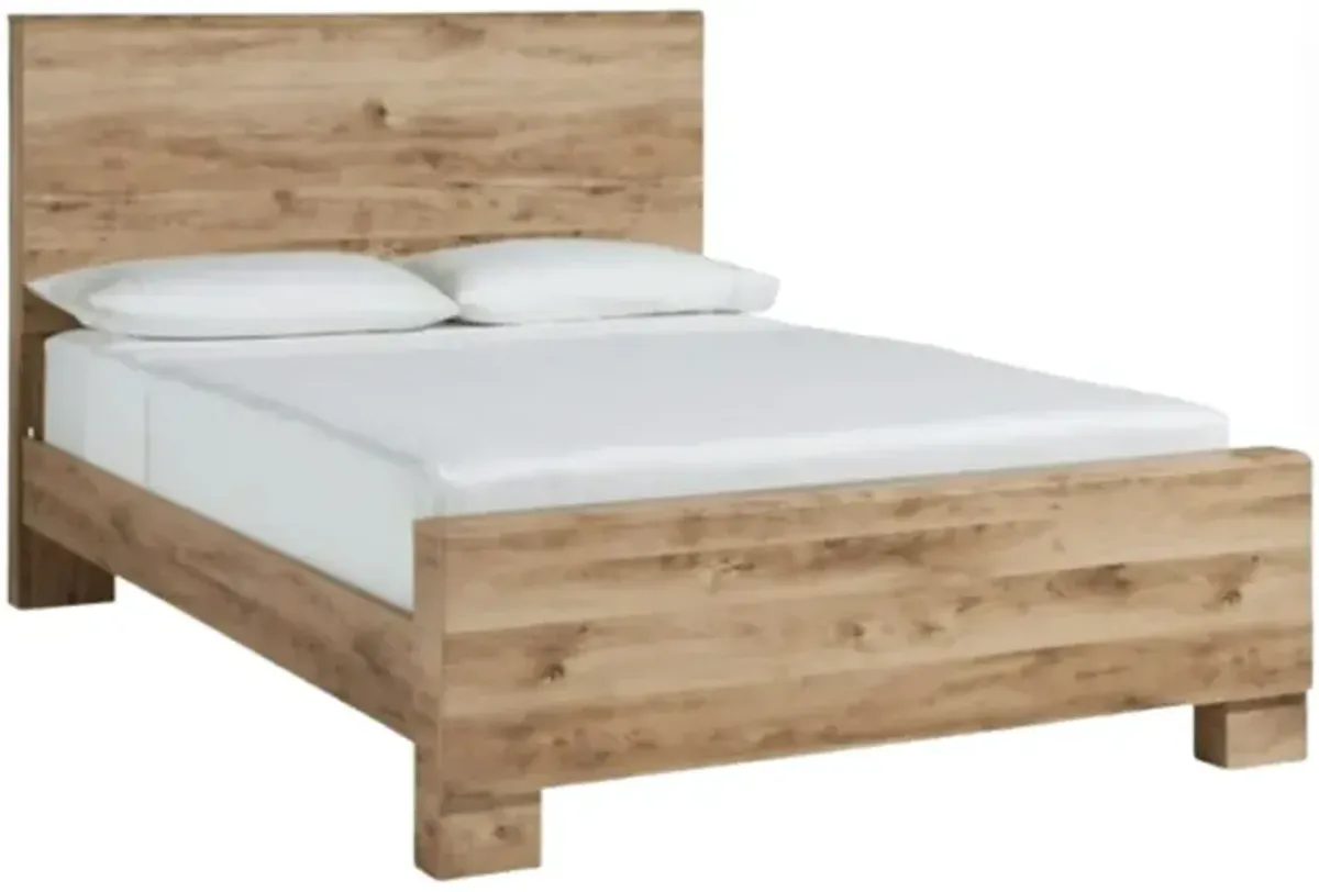 Signature Design by Ashley® Hyanna Tan Queen Panel Bed