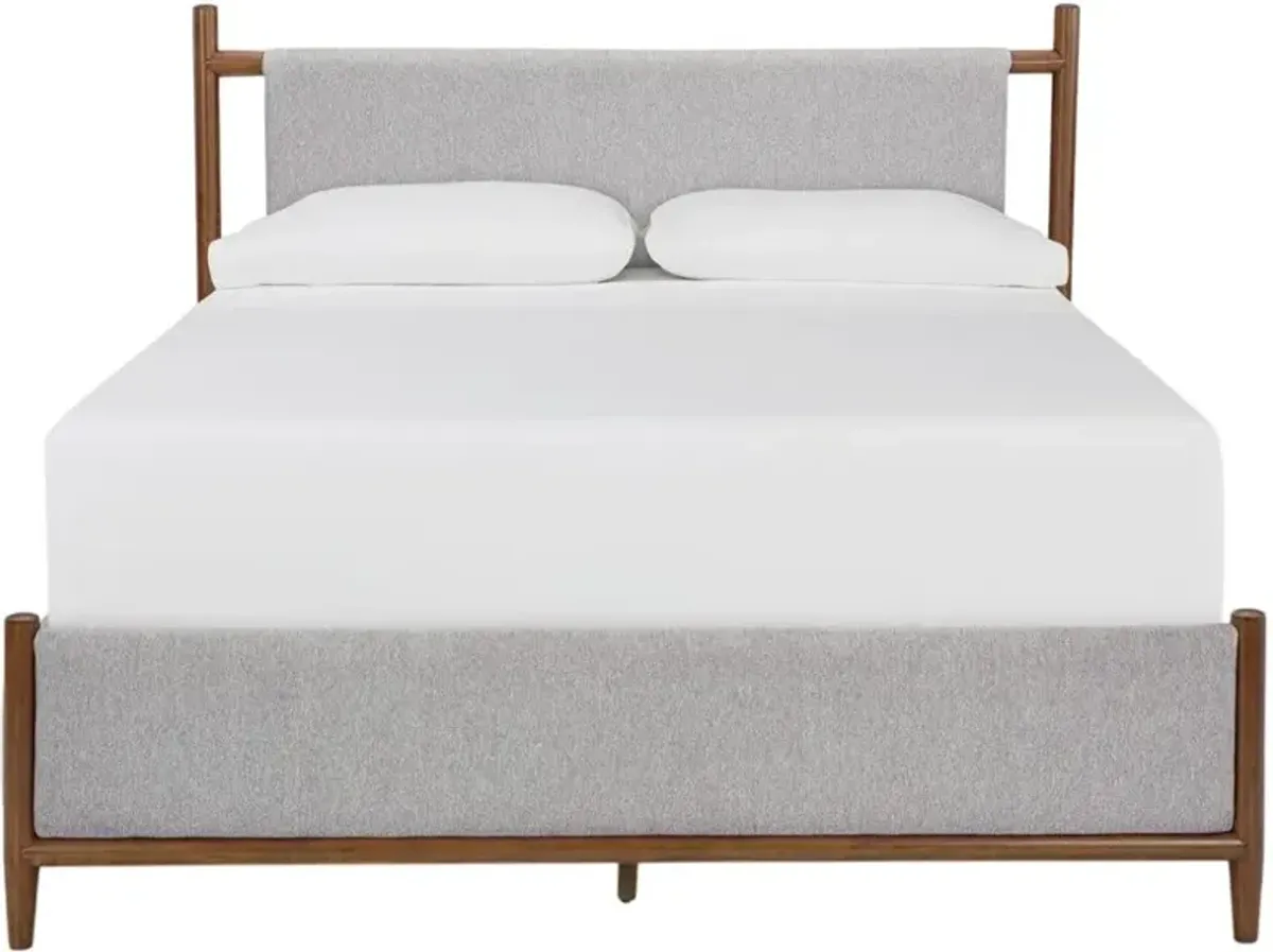 Signature Design by Ashley® Lyncott Brown Queen Upholstered Panel Bed
