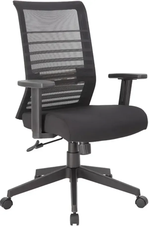 Presidential Seating Boss Black Horizontal Mesh Back Task Chair