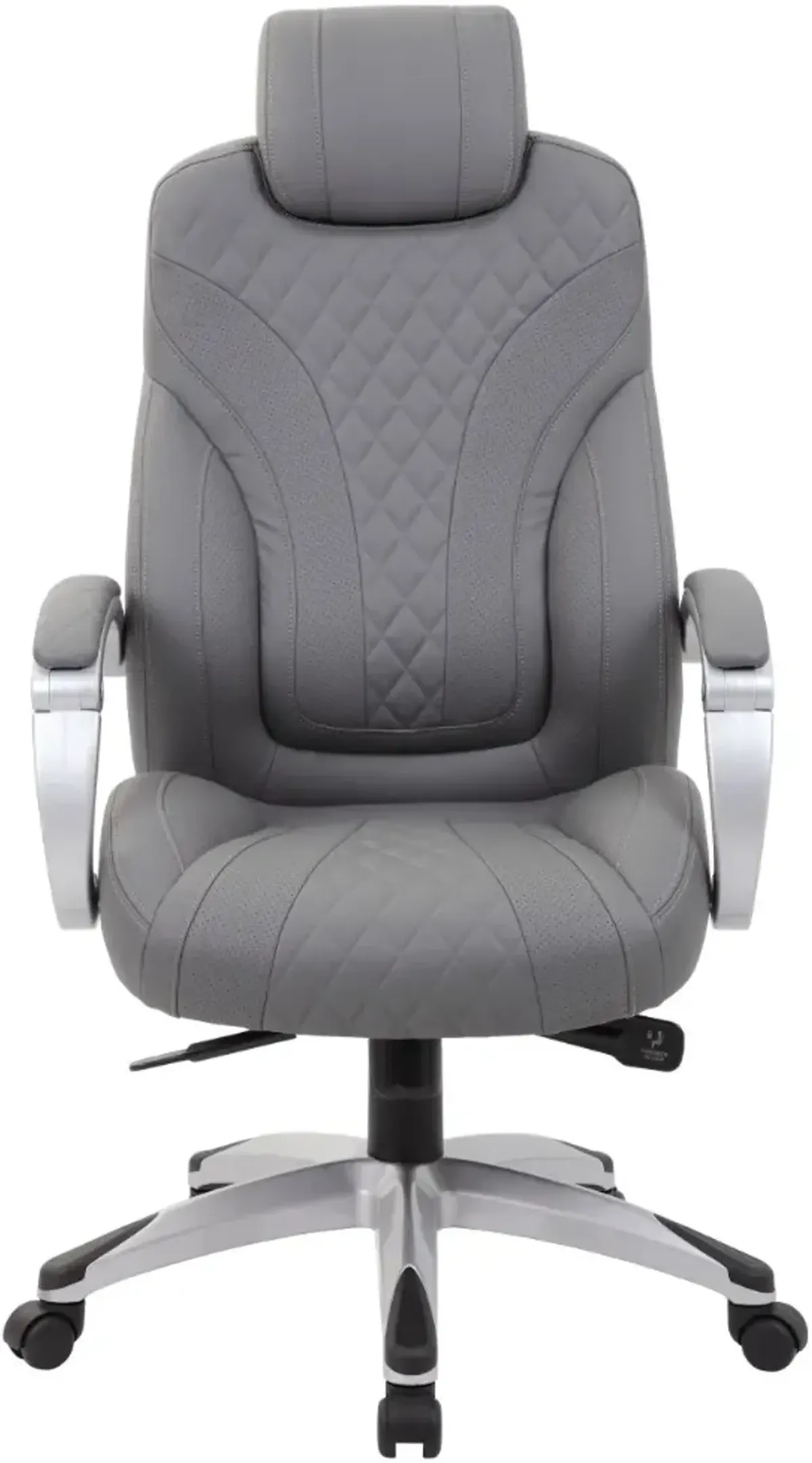 Presidential Seating Boss Gray Hinged Arm Executive Chair