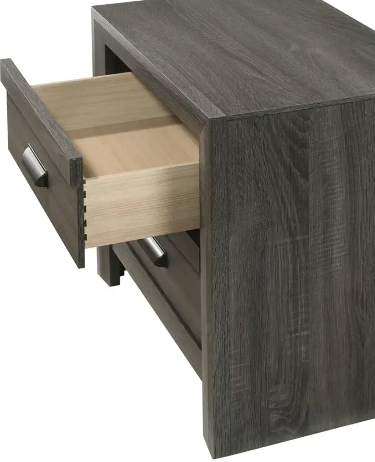 Crown Mark Valor Gray Nightstand